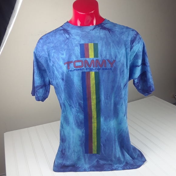 VINTAGE Tie Dye Tommy Hilfiger Cycling Cycle Gear - Picture 7 of 10